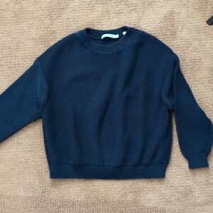 Vince XS Navy Blue Knit Sweater